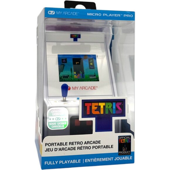 My Arcade Tetris Micro Player Pro Retro Mini Arcade Machine Portable Video Game - Picture 5 of 5